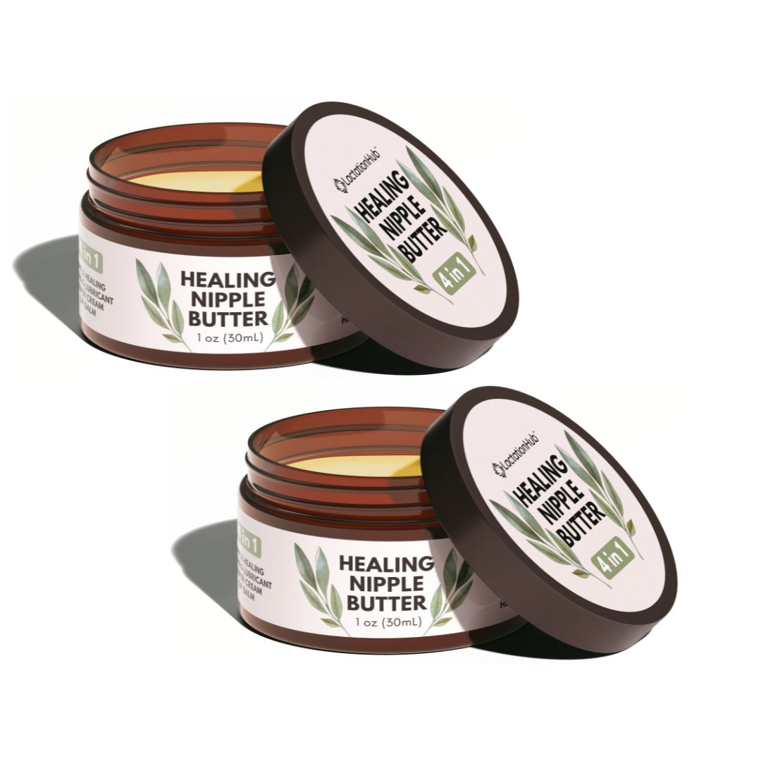 4 in 1 Healing Nipple Butter - GLASS JAR