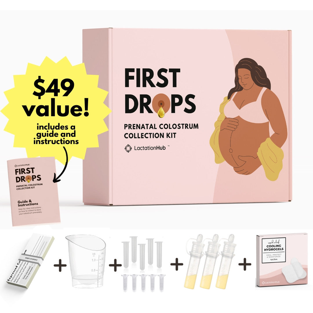 First Drops Matter Colostrum Collection Kit + Instructions Includes Haakaa Colostrum Collectors