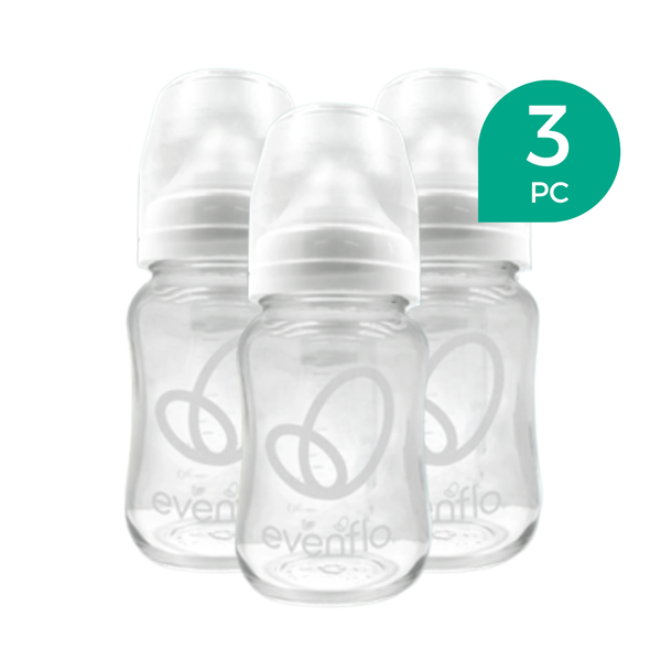Evenflo Balance + Wide Neck Glass Bottles, 6oz – LactationHub