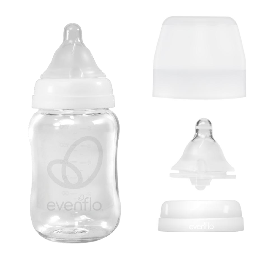 Evenflo Balance + Wide Neck Glass Bottles, 6oz – LactationHub